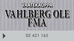 Vahlberg Ole Fma logo